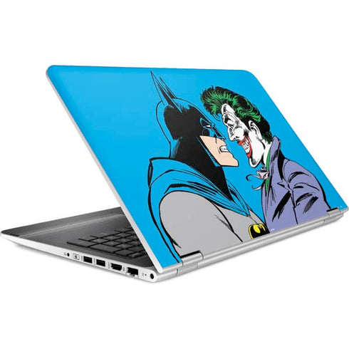 DC Comics The Joker vs Batman Vintage art HP Pavilion Skin